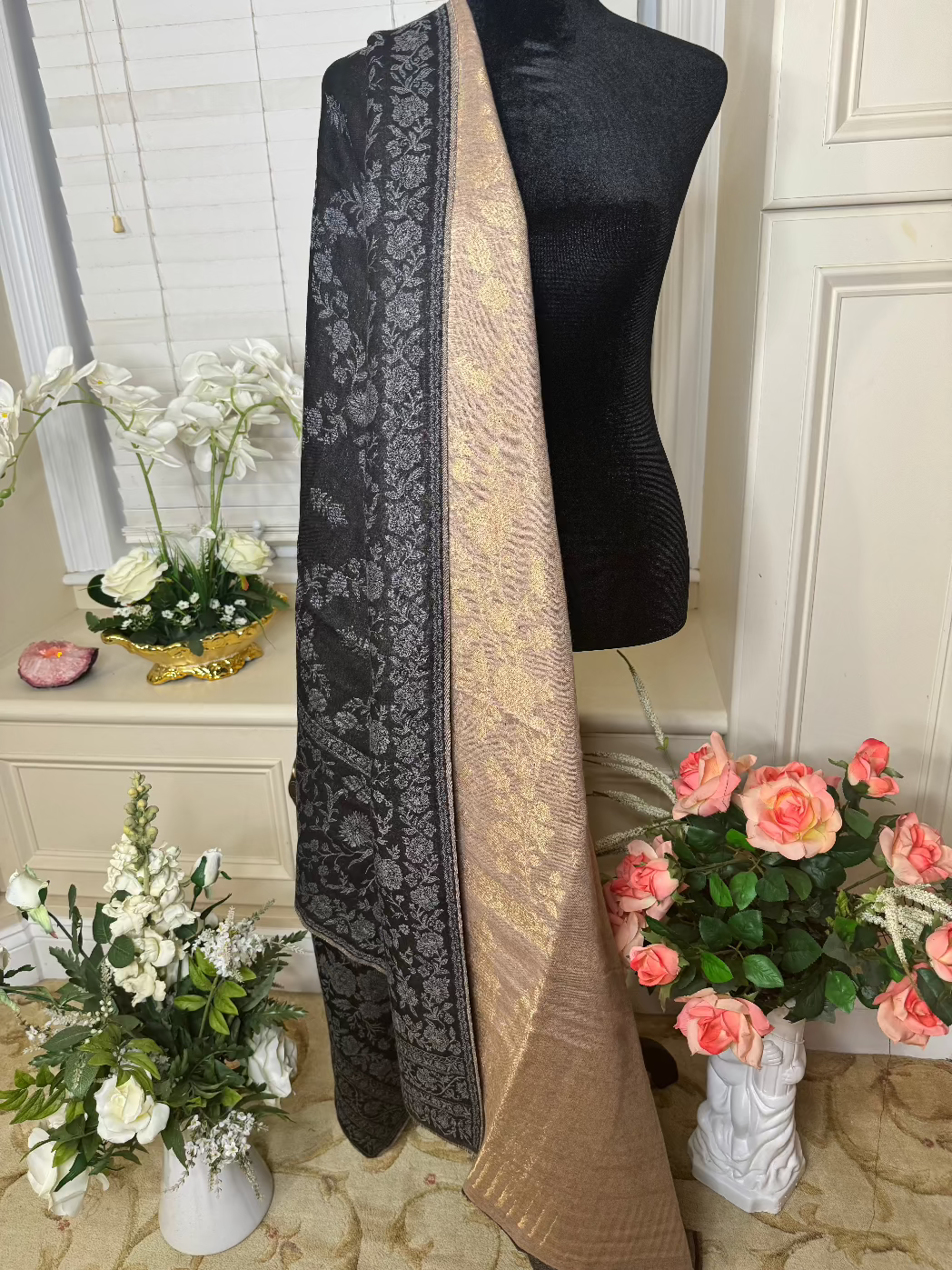 Antique Kani Reversible Shawl