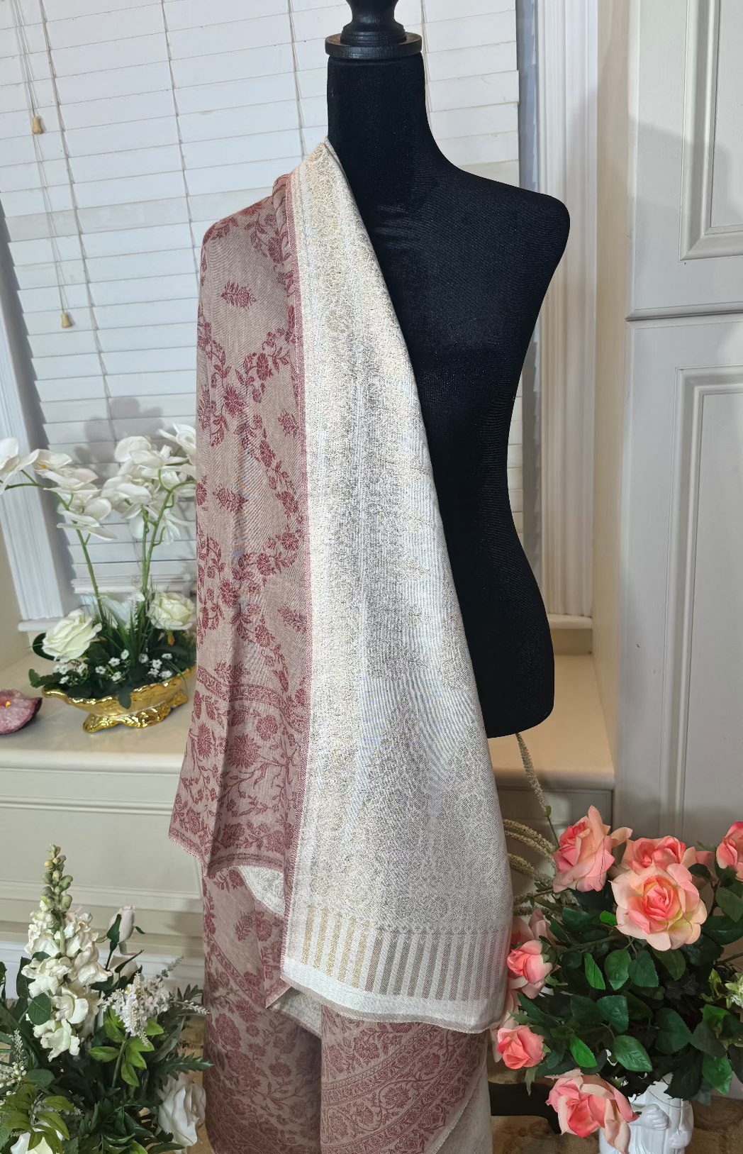 Antique Kani Reversible Shawl