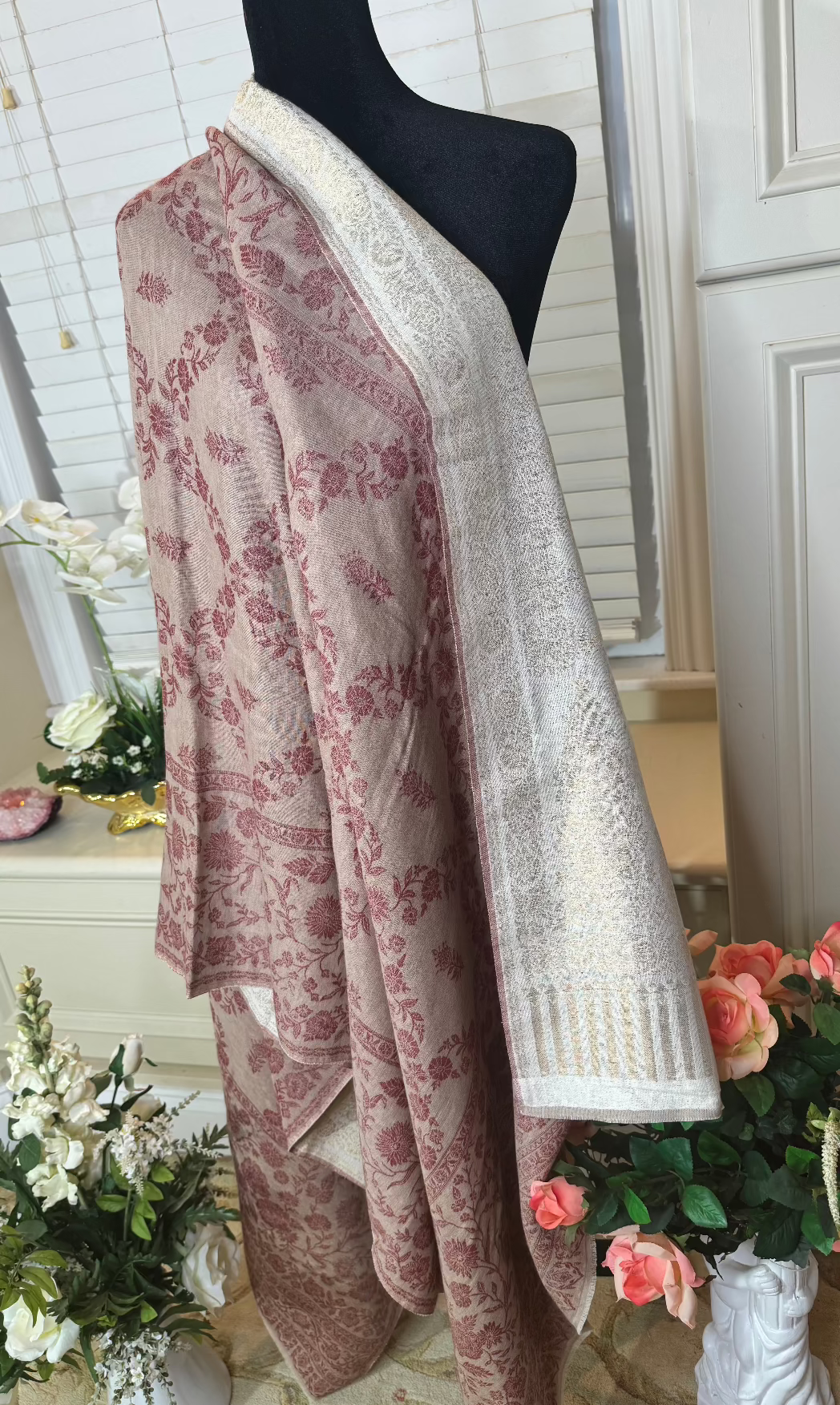 Antique Kani Reversible Shawl
