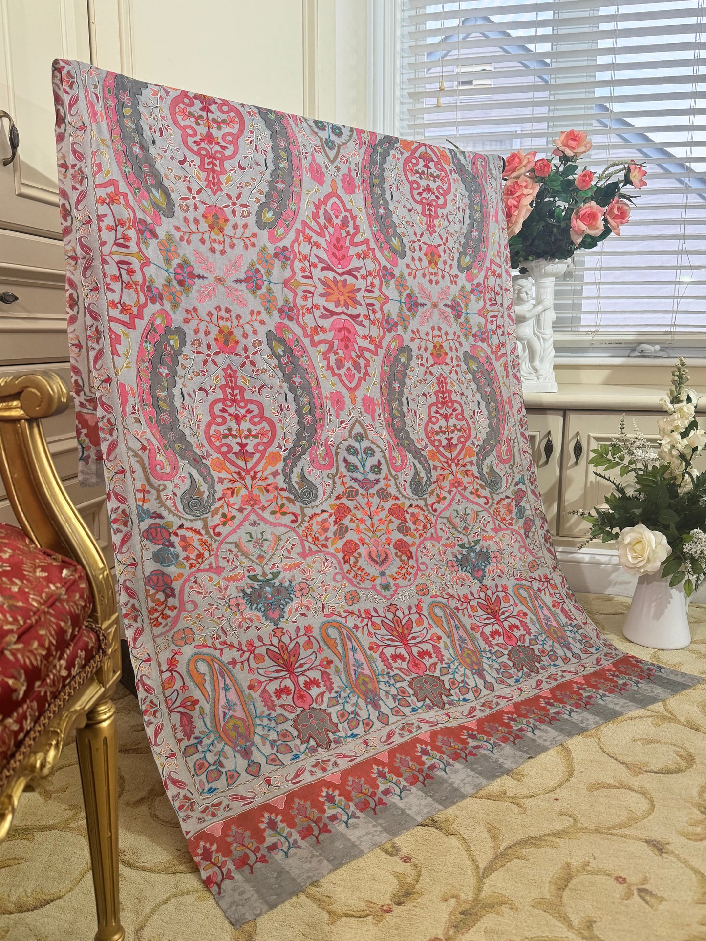 Kalam Kari Shawl