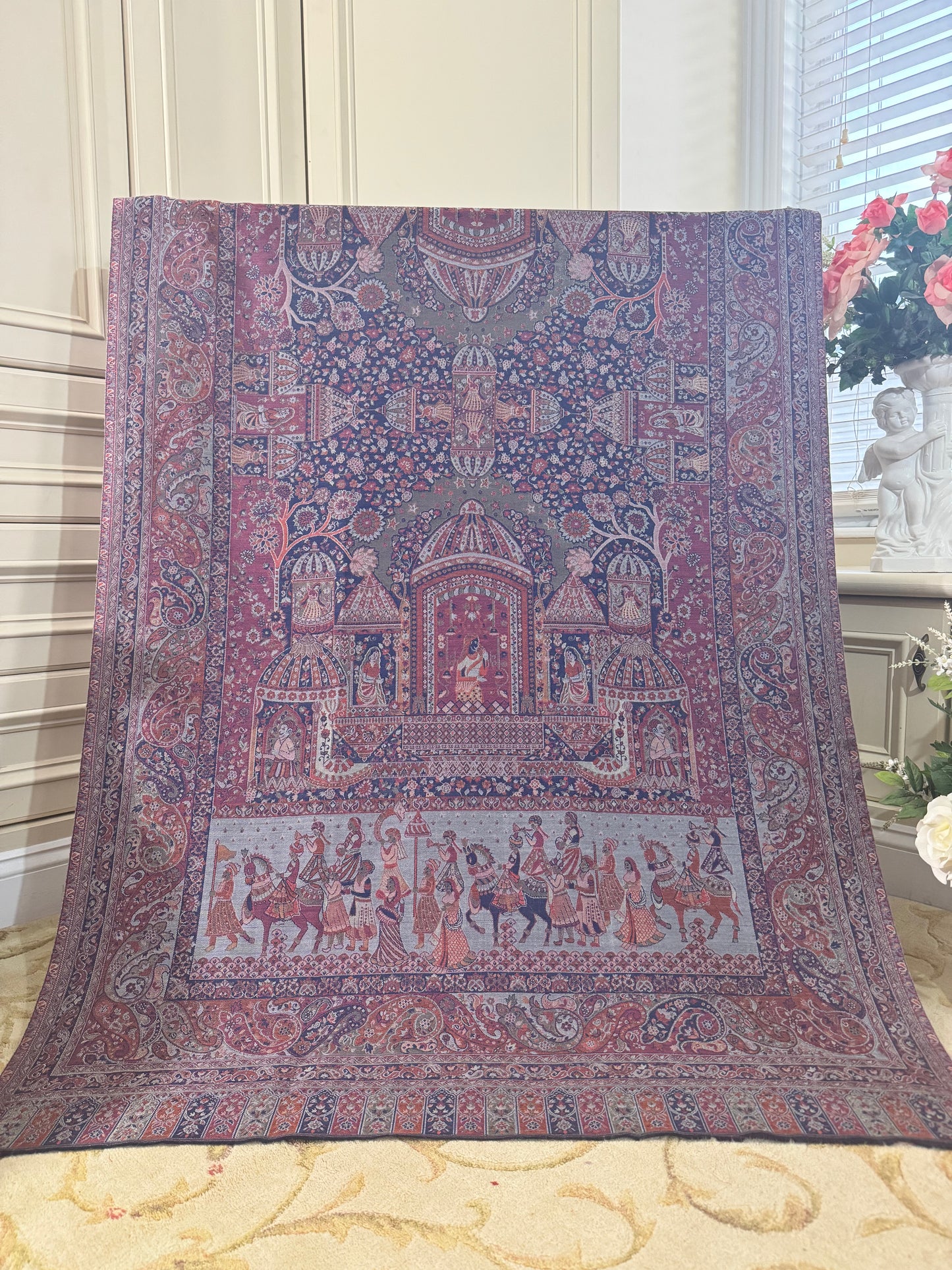 Kani Antique Zari Darbari Shawl