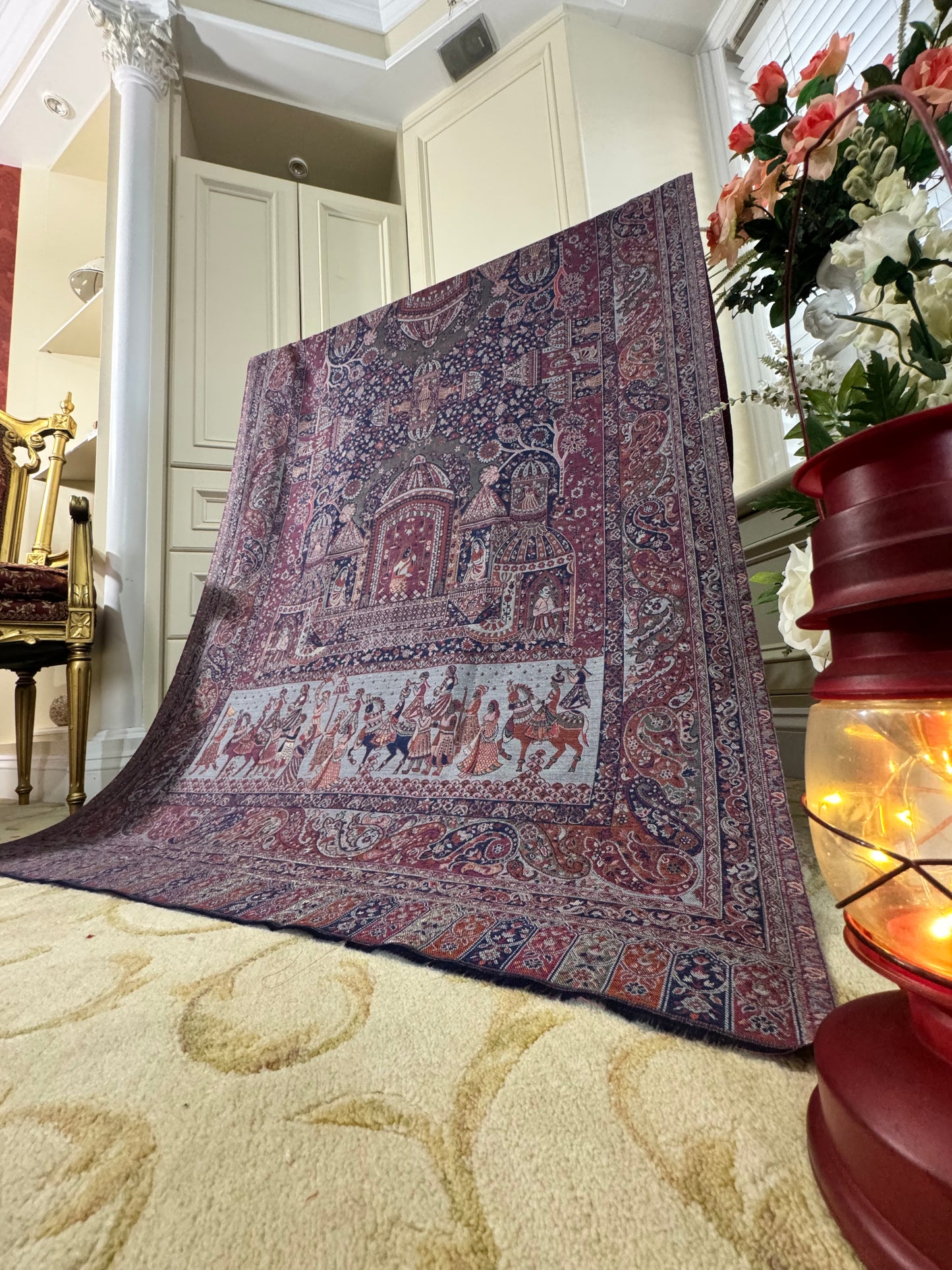 Kani Antique Zari Darbari Shawl