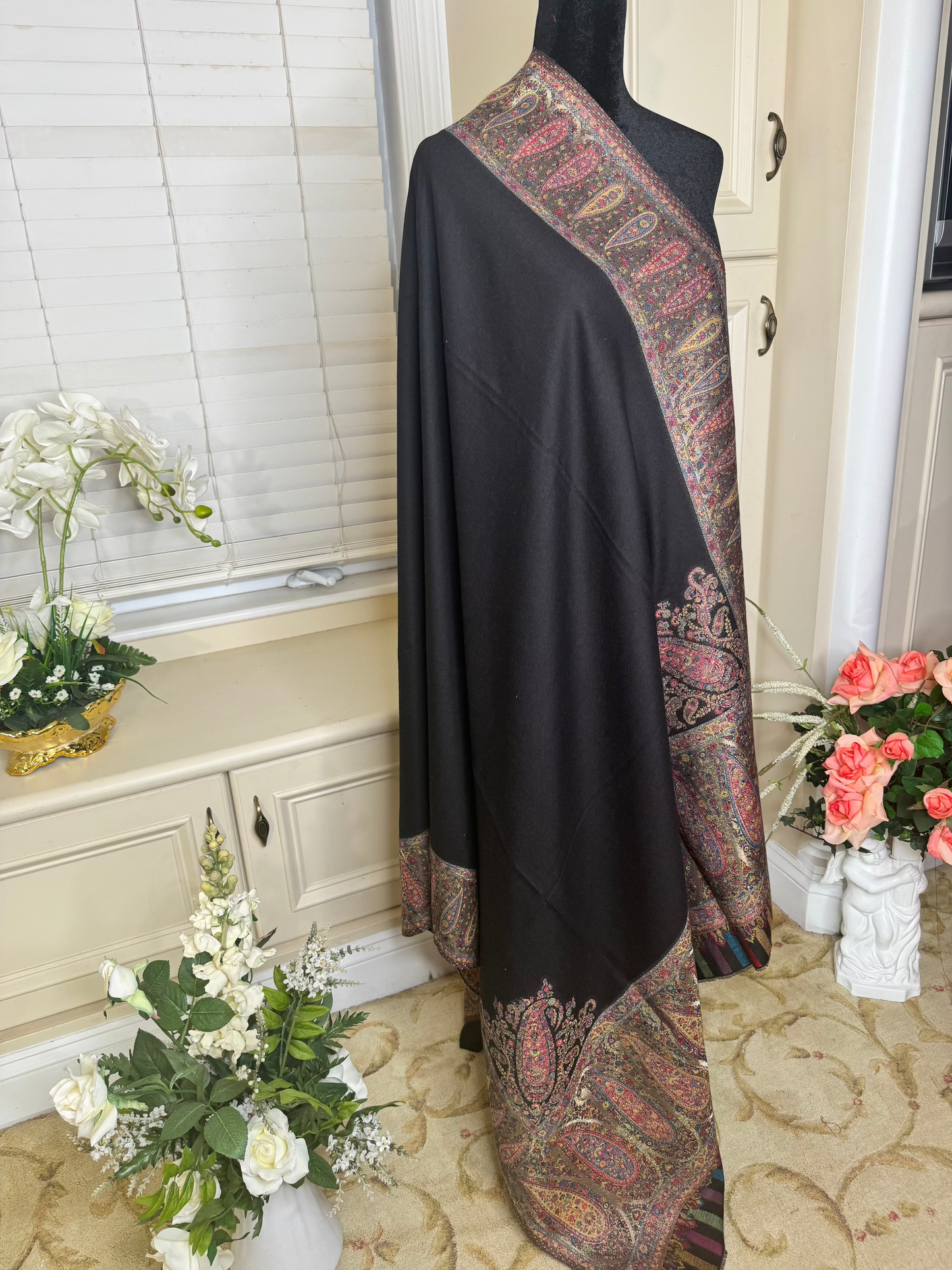 Antique Zari Border Shawl