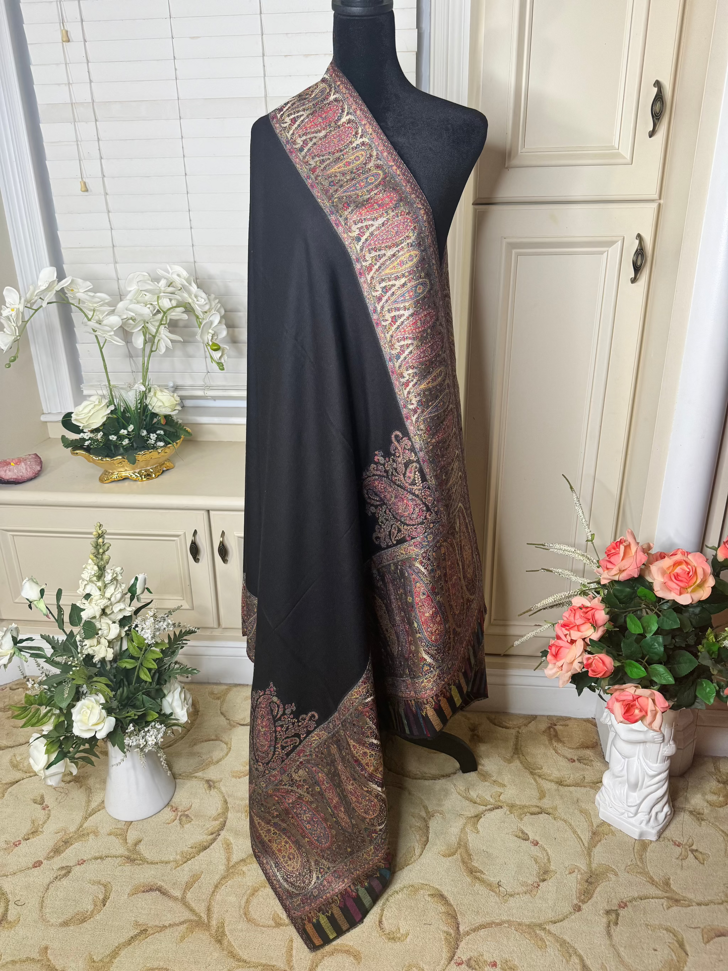 Antique Zari Border Shawl